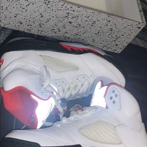 Fire red 5’s